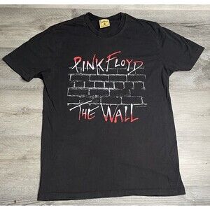 Y2K Pink Floyd Shirt Mens Black The Wall Band Graphic Rockware Large Tee